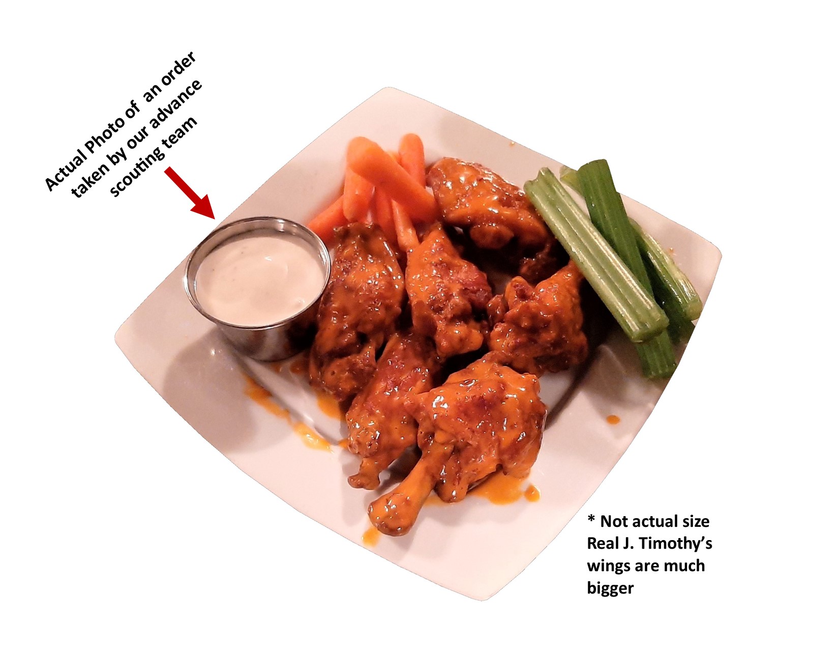It’s back by popular demand – SuperBowl Grab and Go featuring J. Timothy’s wings!